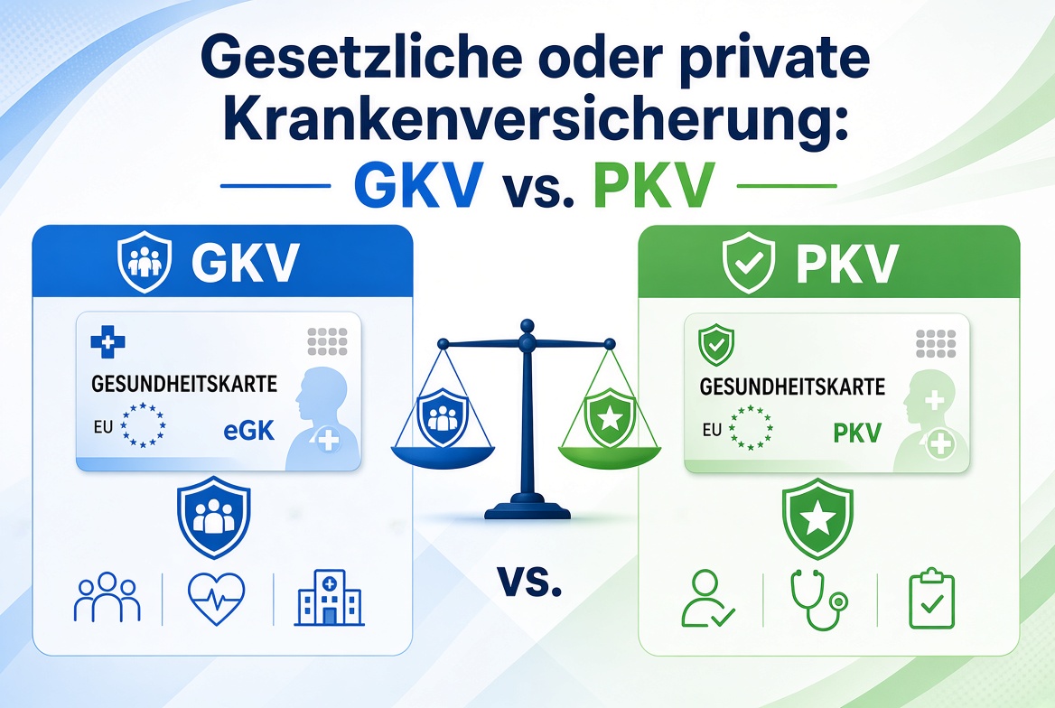 Gesetzliche oder private Krankenversicherung